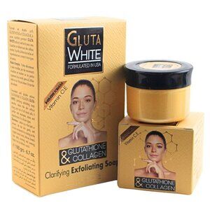 Gluta White Clarifying Exfoliating Soap & Anti-Acne Cream Set – With Glutathione